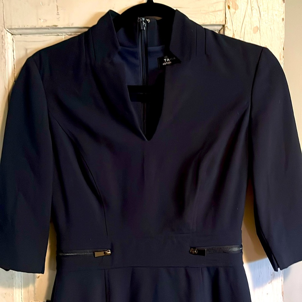 Navy blue Tahari dress Size 2